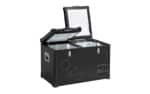 ΨΥΓΕΙΟ TB65DD STEEL BLACK ΜΕΤΑΛΛΙΚΟ ΜΕ 2 ΘΑΛΑΜΟΥΣ 60L (36L+24L) 12/24V 85W 499x810x492mm  INDEL B - 1 TEM. - Image 2