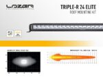 Σετ τοποθέτησης οροφής για Toyota Hilux 2015+ (Χωρίς ράγες οροφής) με Linear 42 15750 Lumens Lazerlamps - Image 14