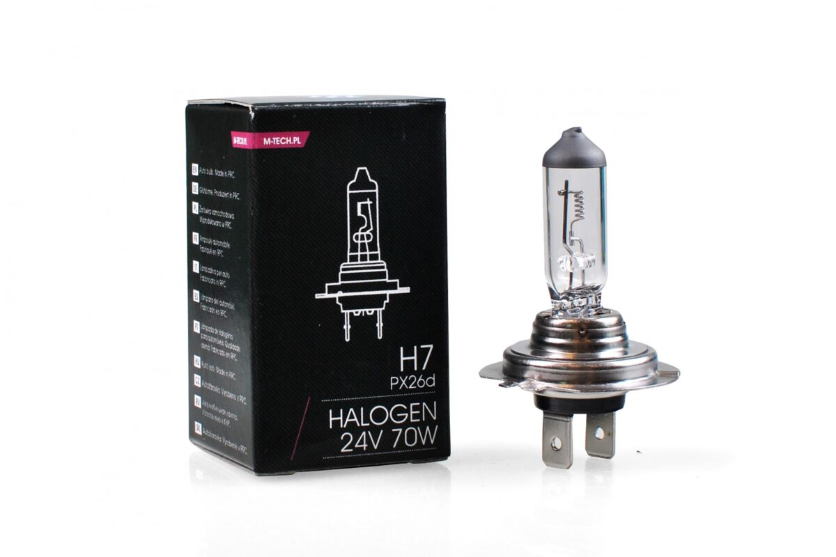 H7 24V 70W PX26d STANDARD ΑΛΟΓΟΝΟΥ ΚΟΥΤΙ 1ΤΕΜ. M-TECH - Image 1