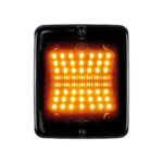 Πίσω φώς Dark Knight Ize Led Τετράγωνο Φλάς Strands - Image 2