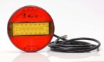 Πίσω φώς Στρογγυλό Led 5 Λειτουργίες 12-24V, 142mm Χρωματιστό κρύσταλλο Strands - Image 5