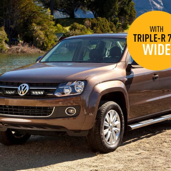 Σετ τοποθέτησης γρίλιας γιά VW Amarok (2011-2016) με Triple-R 750 Wide 9240 Lumens - Lazerlamps