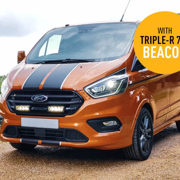 Σέτ τοποθέτησης γρίλιας για Ford Transit Custom (2018-2022) με Triple-R 750 (Με Φώτα θέσης και Φάρο) 10800 Lumens - Lazerlamps