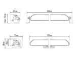 Linear-18 Elite με φώτα θέσης 21" (532mm) 12150 Lumens - Lazerlamps - Image 9