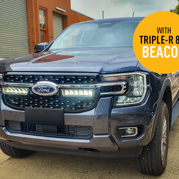 Σετ γρίλιας για Ford Ranger Limited (2023+) με Triple-R 850 Με Φώτα θέσης και Φάρο 13860 Lumens - Lazerlamps