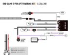 Καλωδίωση ενός προβολέα (3-Pin, Aptiv, 12V) - Lazerlamps - Image 2