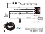 Σέτ οροφής για Ford Ranger 2016-2022 (με ράγες οροφής) με T24 24816 Lumens - Lazerlamps - Image 7