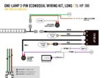 Καλωδίωση μονής λάμπας με διακόπτη (High Power, 12V 2Pin Econoseal) - Lazerlamps - Image 3