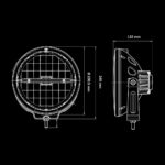 Προβολέας Ambassador Dark Edition 9" 1948 Lumens - Image 5