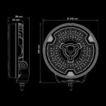 Προβολέας Led Freedom Maximum Dark 9" 13400 Lumens - Image 9