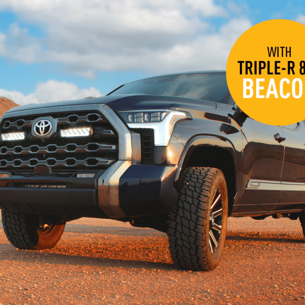 Σετ γρίλιας για Toyota Tundra Platinum (2022+) Με Triple-R 850 Με φώτα θέσης και Φάρο 13860 Lumens - Lazerlamps