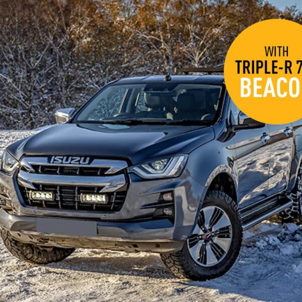 Σετ γρίλιας για Isuzu D-MAX (2021-2022) με Triple-R 750 (Με Φώτα θέσης και Φάρο) 10800 Lumens - Lazerlamps