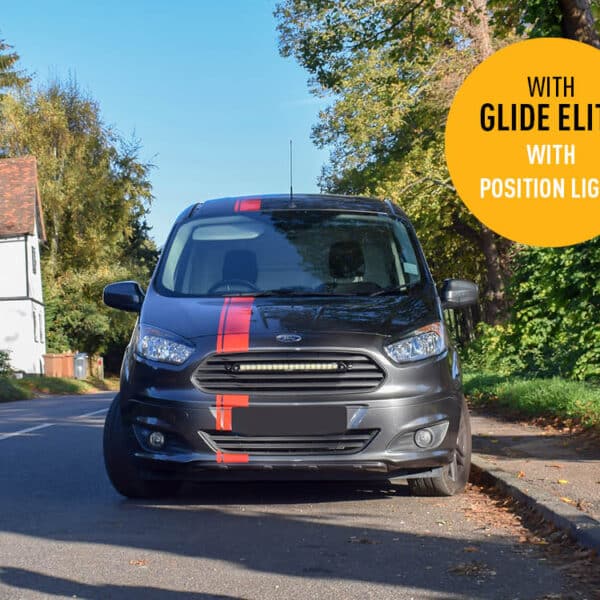 Σετ γρίλιας για Ford Transit Courier (2014-2018) Με Glide Elite με Φώτα θέσης 12800 Lumens - Lazerlamps