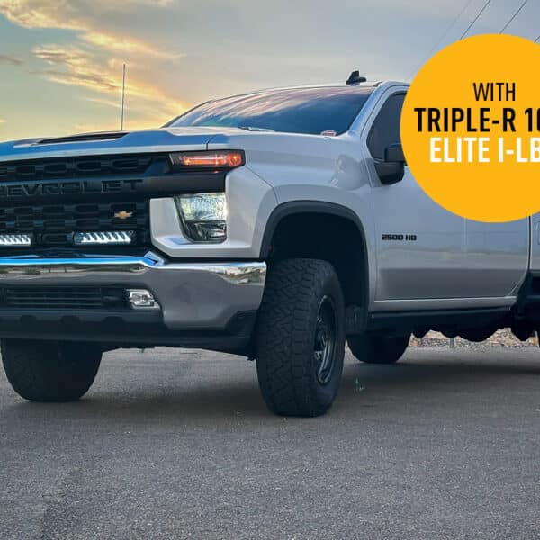 Σετ γρίλιας για Chevrolet Silverado 2500/3500 LT (2020-2023) με Triple-R 1000 Ilba 22136 Lumens - Lazerlamps