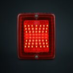 Φανάρι IZE LED πίσω τετράγωνο με κόκκινο φακό