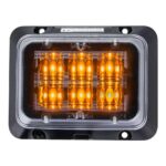 Προειδοποιητικό φως ορθογώνιο amber LED επιφανειακής τοποθέτησης - Image 4