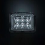Προειδοποιητικό φως ορθογώνιο amber LED επιφανειακής τοποθέτησης