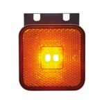 Πλευρικό φως σήμανσης τετράγωνο με 2 LED - Image 6