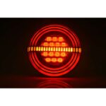 Πίσω φανάρι 3 λειτουργιών universal στρογγυλό 142mm - Image 2