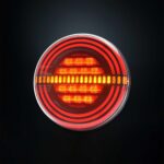 Πίσω φανάρι 3 λειτουργιών universal στρογγυλό 142mm