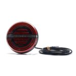 Πίσω φως 3 λειτουργιών universal στρογγυλό 142mm - Image 5