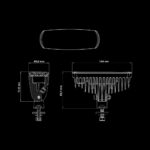 Φώς εργασίας - Όπισθεν Led Nuuk E-Line Μάυρο R 13w 1350 Lumen - Image 9