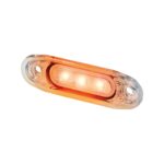 Πλευρικό Φως Όγκου 3 LED Slim Με Διάφανο Φακό
