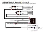 Καλωδίωση τεσσάρων προβολέων (2-Pin, Superseal, 12V) με ακροδέκτες - Lazerlamps - Image 3
