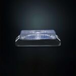 Κατευθυντικό φως προειδοποίησης μπλε με 3 LED