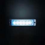 Κατευθυντικό φως προειδοποίησης μπλε με 6 LED