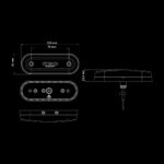 Φώς θέσης FOR9T Gravity Κόκκινο - Image 13