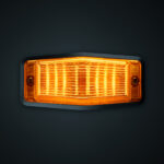 Πορτοκαλί Πλευρικό Φως με Στρόμπο IZE LED Double Burner