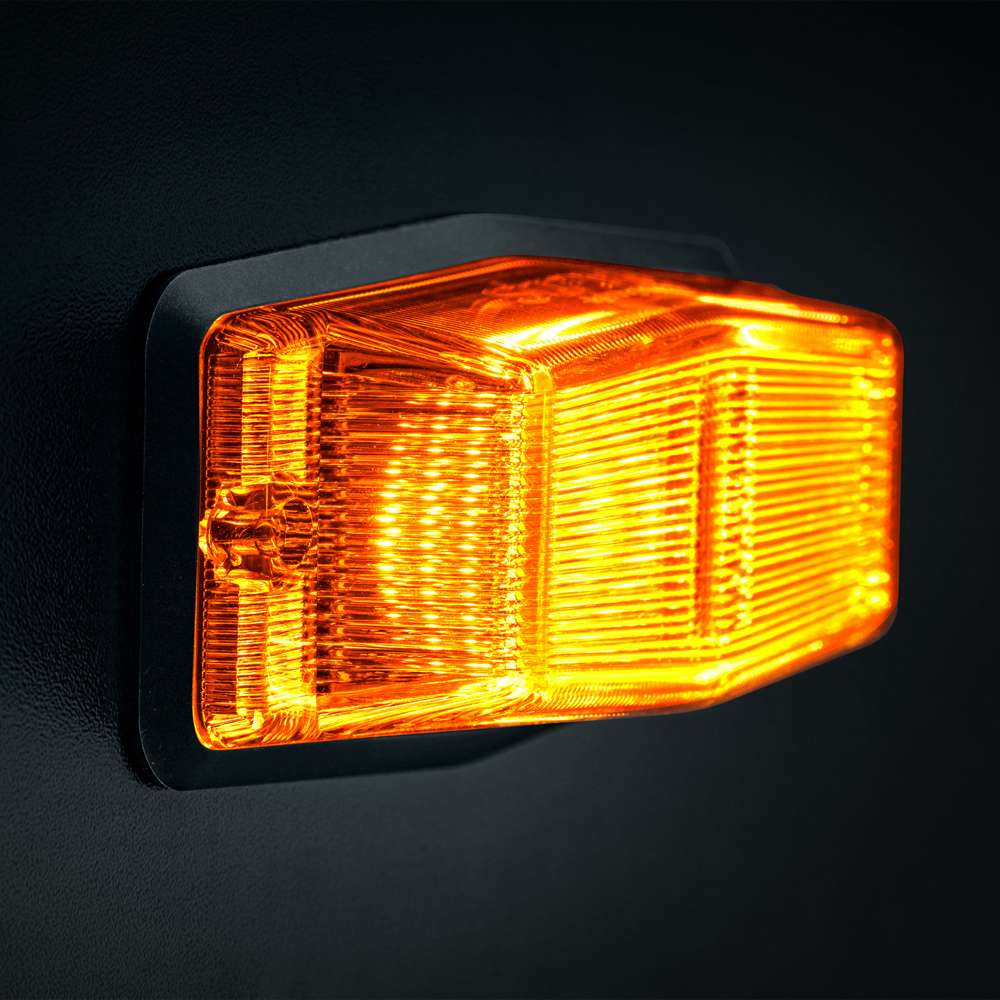 Πορτοκαλί Πλευρικό Φως με Στρόμπο IZE LED Double Burner - Image 4