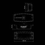 IZE LED Black Bullet Διπλό Φως Θέσης Duo - Image 14