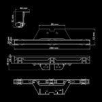 Πλαϊνό Φως Σήμανσης Freedom Dark Line Πορτοκαλί Μακρύ 250mm - Image 9