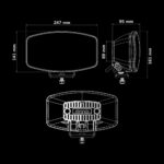 Προβολέας IZE Led OG Oval 11800 Lumens - Image 10
