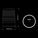 Φάρος προειδοποίησης IZE Led 135 mm - Image 5