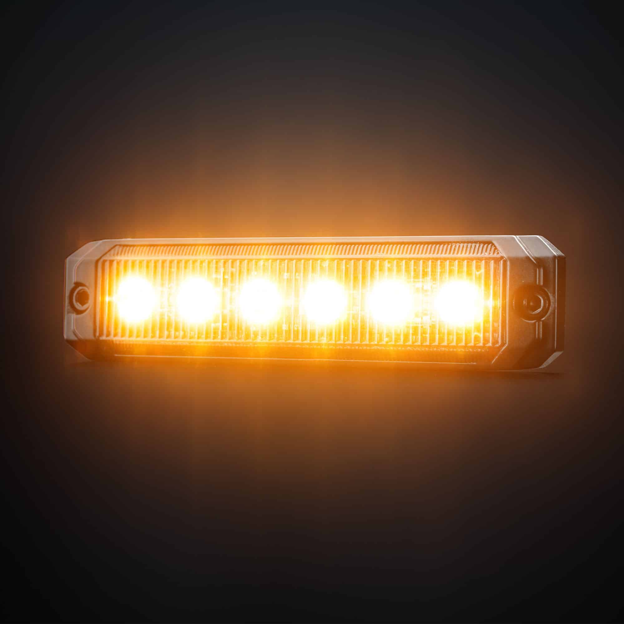 Κατευθυντικό φως προειδοποίησης Dark Knight SM6 με 6 LED - Image 1