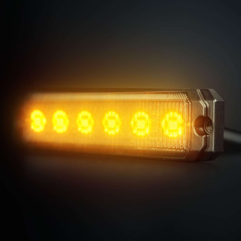 Κατευθυντικό φως προειδοποίησης Dark Knight SM6 με 6 LED - Image 7