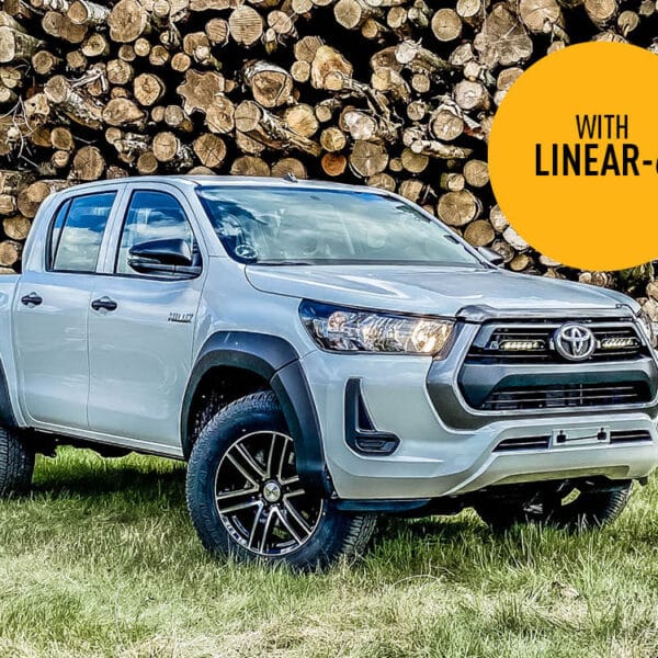 Σετ τοποθέτησης γρίλιας για Toyota Hilux (2021+) με Linear 6 Std 4500 Lumens - Lazerlamps