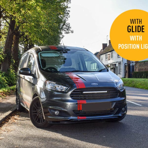 Σετ γρίλιας για Ford Transit Courier (2014-2018) Με Glide με Φώτα θέσης 11500 Lumens - Lazerlamps