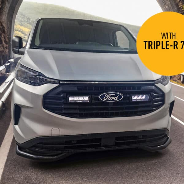 Σετ γρίλιας για Ford Transit Custom (2024+) με Triple-R 750 Std (Με Φώτα θέσης) 9240 Lumens - Lazerlamps