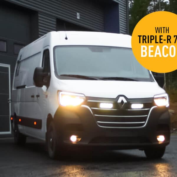 Σετ τοποθέτησης γρίλιας για Renault Master (2020-2023) με Triple-R 750 (Με Φώτα θέσης και Φάρο) 10800 Lumens - Lazerlamps