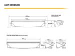 Μπάρα Led Air-55 με Κόκκινο φώς θέσης 6800 Lumens 411mm - Lazerlamps - Image 9