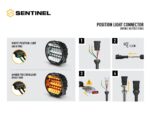 Sentinel 9" Highline με φώτα θέσης Λευκό 17020 Lumens - Lazerlamps - Image 7