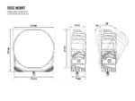 Φαρδύ Mount Kit (Sentinel 9") - Lazerlamps - Image 5