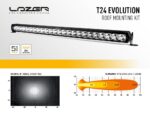 Σέτ οροφής για Ford Ranger 2016-2022 (με ράγες οροφής) με T24 24816 Lumens - Lazerlamps - Image 4