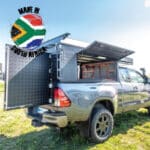 Κουβούκλιο Camper για Toyota Hilux Revo 2016+ Μισοκάμπινο, Μαύρο Alu-Cab - Image 3