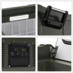 Ψυγείο Κομπρέσορα Διπλής Ζώνης VL75PROD Olive ICECO - Image 6