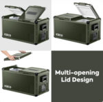 Ψυγείο Κομπρέσορα Διπλής Ζώνης VL75PROD Olive ICECO - Image 7